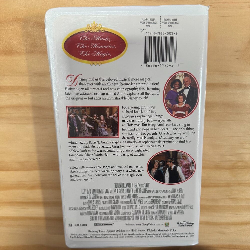 Annie (2000) VHS (Clamshell) **Tested** - Picture 5 of 5